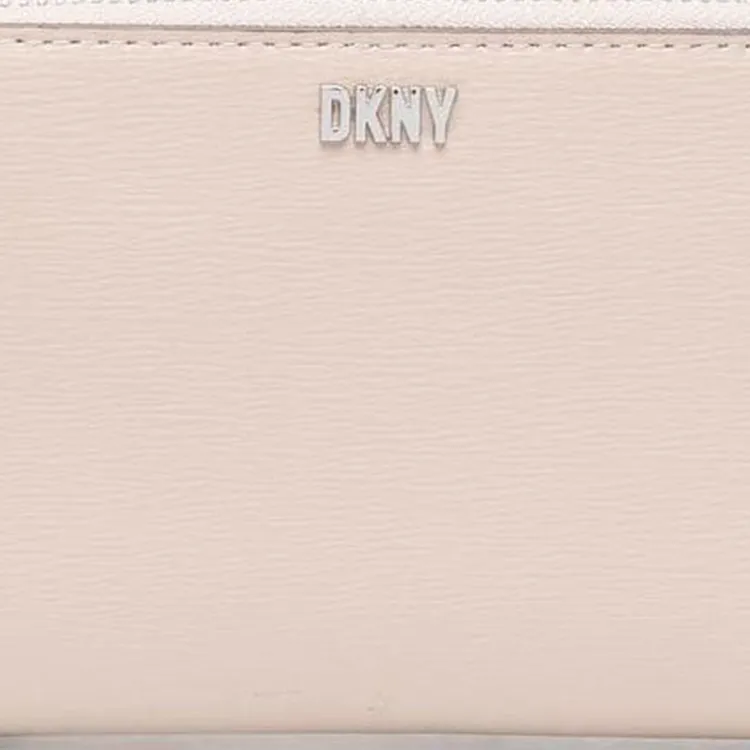 DKNY Calfskin Wallet Regular Women's Light Pink-2