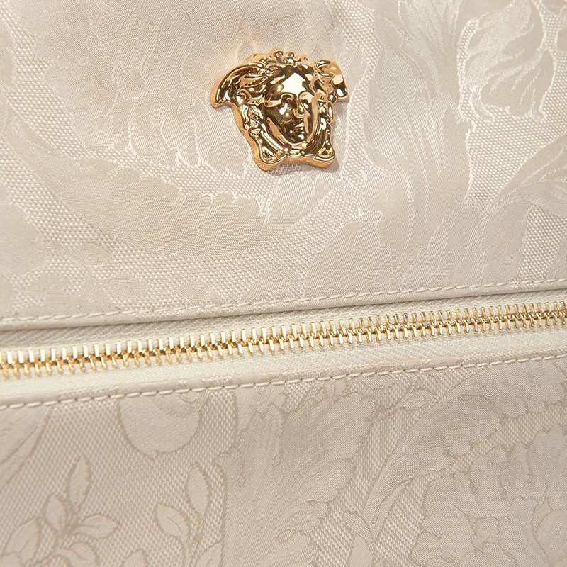 VERSACE Nylon Crossbody Bag, Shoulder Bag Kids' Beige-3