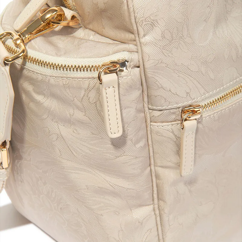 VERSACE Nylon Crossbody Bag, Shoulder Bag Kids' Beige-4