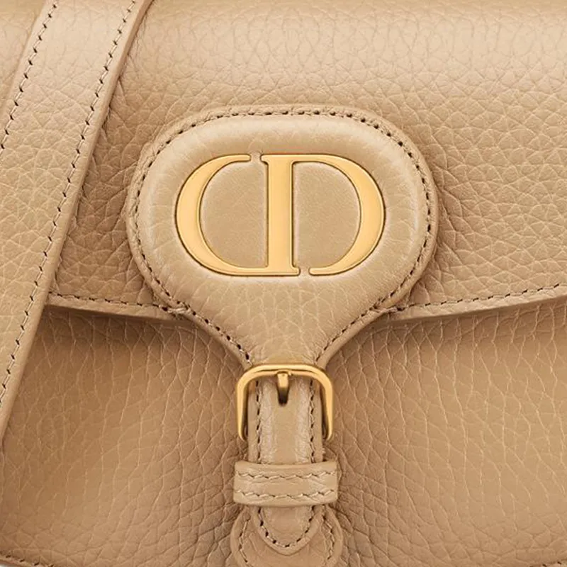 DIOR Bobby Grained Calfskin Crossbody Bag, Shoulder Bag Regular Women's Khaki-5