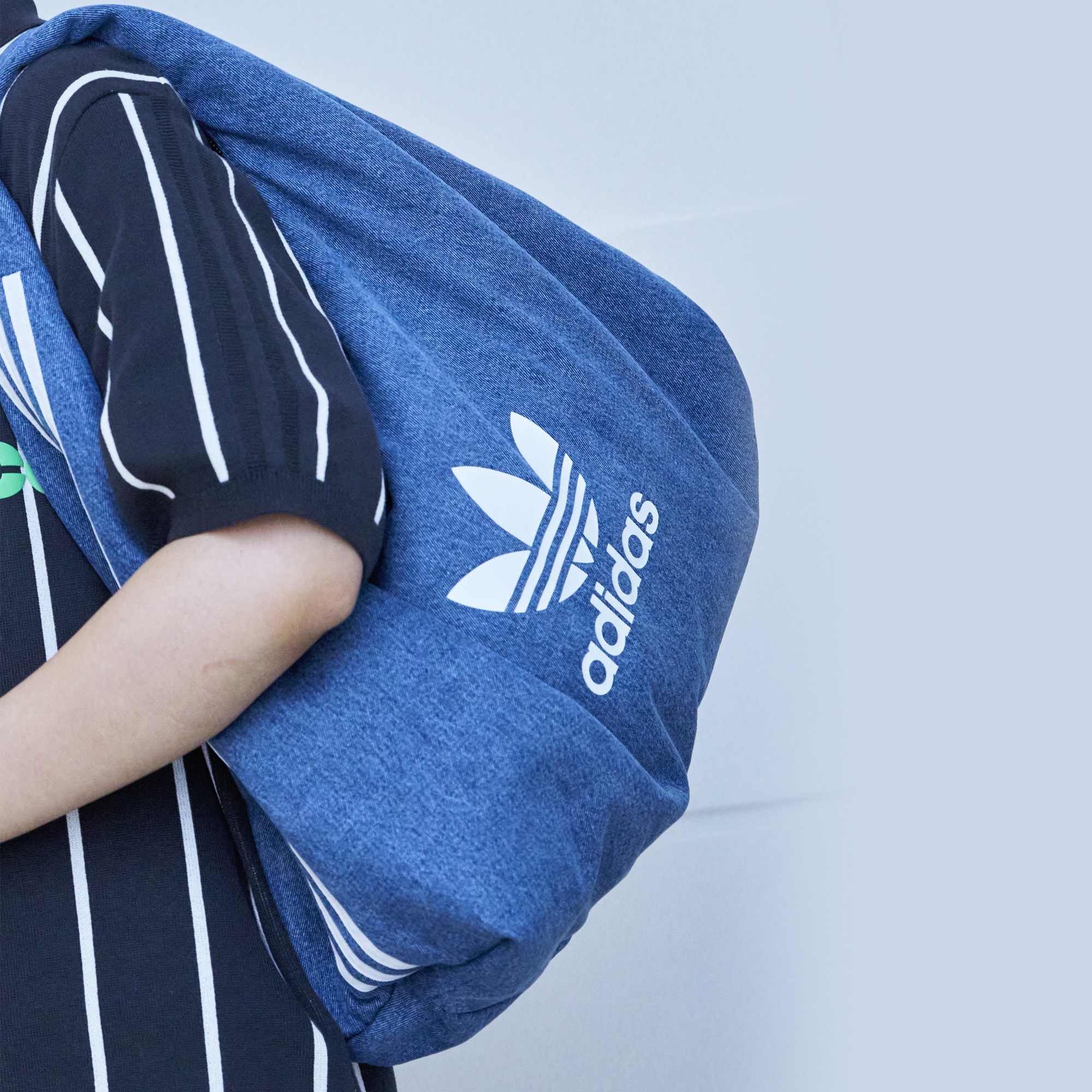 Adidas originals Denim Handbag Blue - POIZON