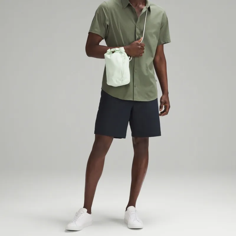 Lululemon Recycled Material Nylon Shoulder Bag Crossbody Bag Regular Unisex Large Head Lettuce Green White Opal-6