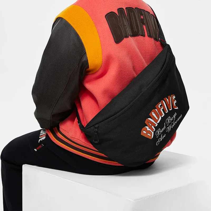 LiNing Polyester Sports Bag Shoulder Bag Crossbody Bag Sling Bag Regular Unisex Black-4