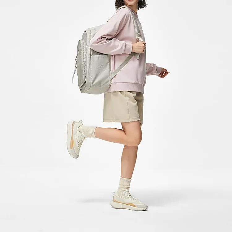 LiNing Sports Life Collection Polyester Backpack Regular Unisex Dawn Gray-6