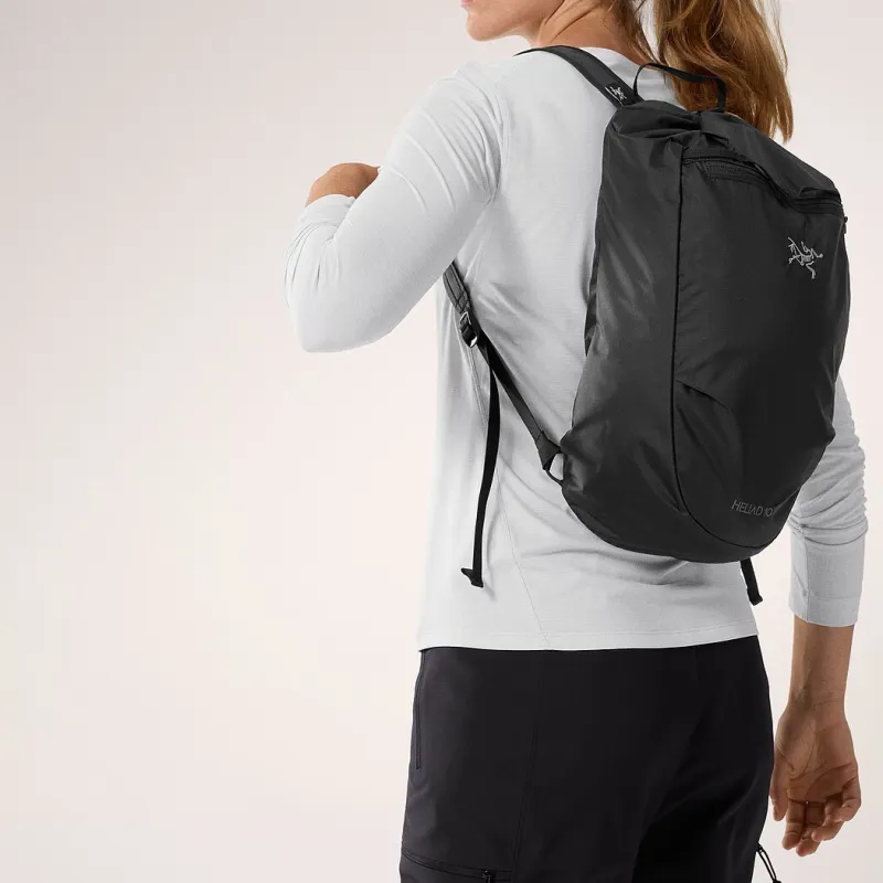 Arcteryx Polyester Backpack Regular Unisex Black-5