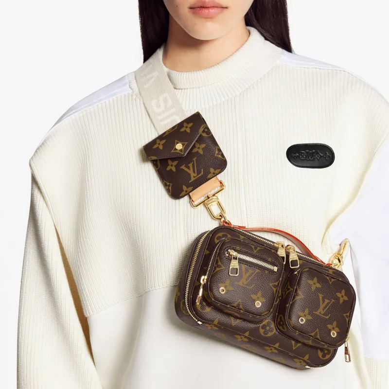 LOUIS VUITTON Utility Crossbody Monogram Brown-8