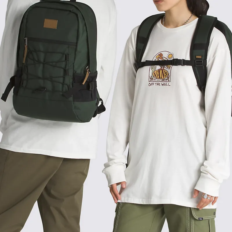 Vans Nylon Backpack Regular Men's Dark Forest Green-4