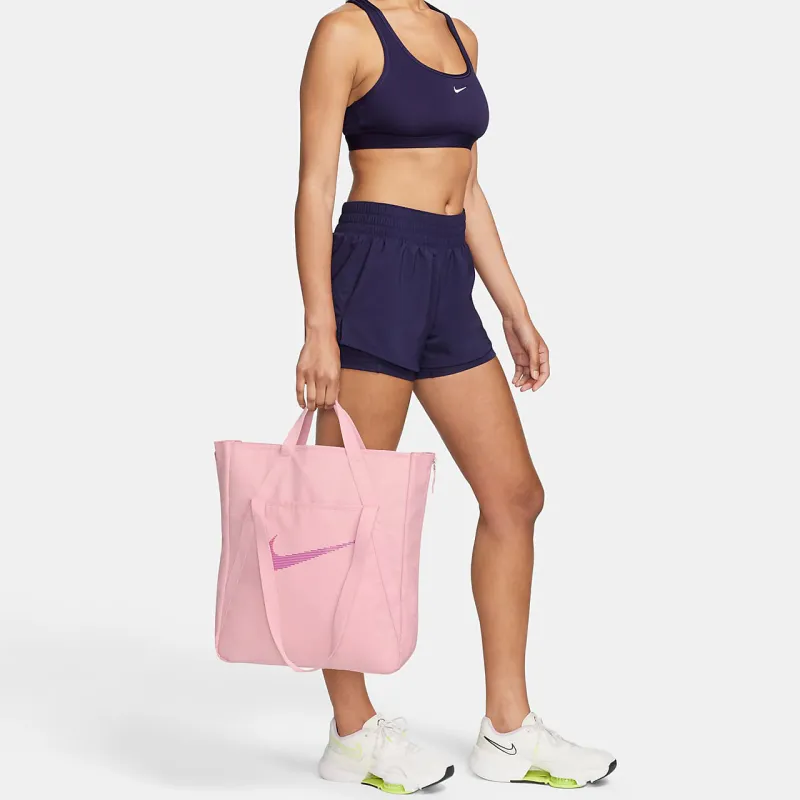 Nike Fabric Tote Bag, Shopping Bag, Shoulder Bag, Handbag Regular Unisex Medium Soft Pink & Dreamy Fuchsia-6