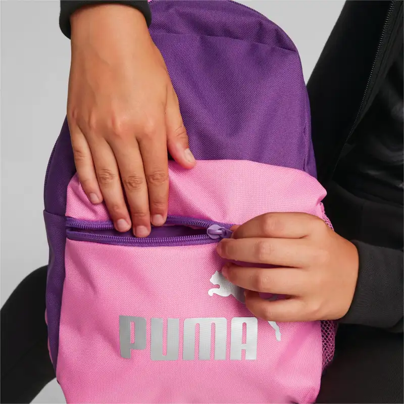 PUMA Polyester Phase Backpack Small Size Women's Strawberry Explosive Purple Trend Color-3
