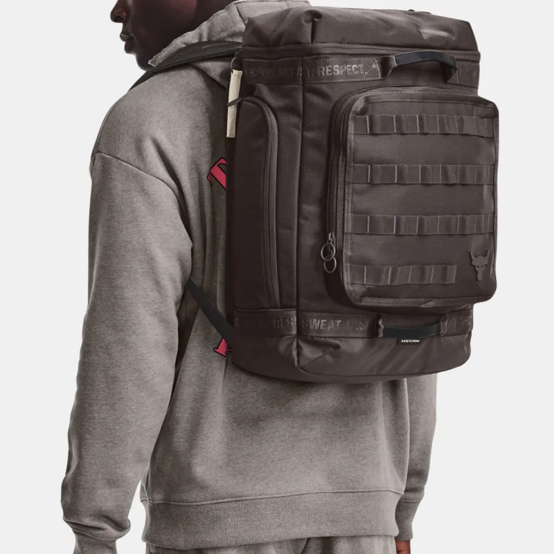 Under Armour Polyester Backpack Regular Unisex Gray-4
