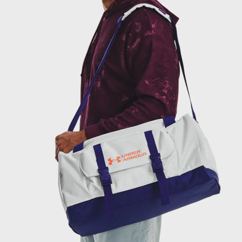 Under Armour Gametime Polyester Gym Bag Travel Bag Small Size Unisex Misty Gray-4