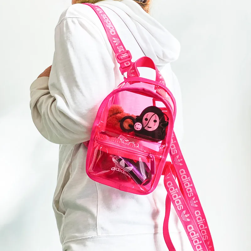 Adidas Originals TPU Film Backpack Mini Unisex Neon Pink-4