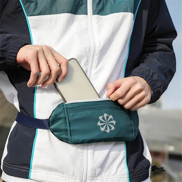 Nike Polyester Nylon Fabric Polyamide Sports Sling Bag Fanny Pack Regular Unisex Blue & Multicolor-3