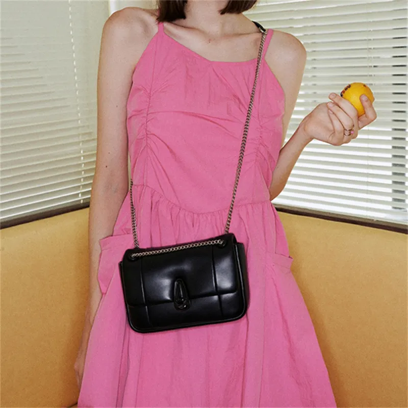 MUVA Polyester Cloud Bag Small Square Bag Chain Bag Crossbody Bag Shoulder Bag Medium Size Women's Multicolor-14
