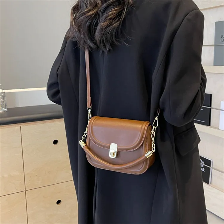 Duoluplo Doron Paul PU Handbag, Shoulder Bag Regular Women's Ecru/Black/Burgundy/Brown-14