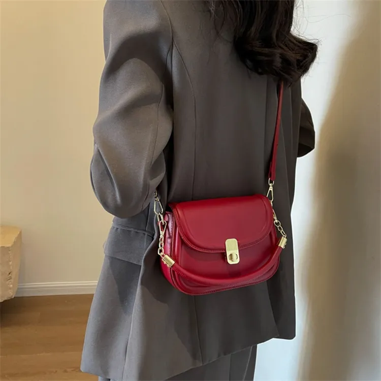 Duoluplo Doron Paul PU Handbag, Shoulder Bag Regular Women's Ecru/Black/Burgundy/Brown-9