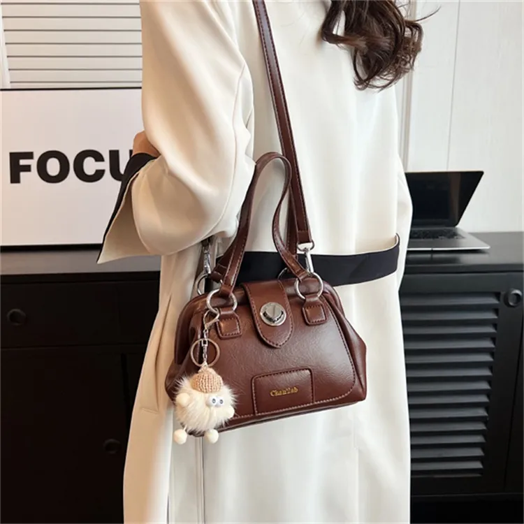 SUPERCUTE PU Doctor Bag Crossbody Bag Handbag Regular Women's White/Black/Coffee/Brown-15