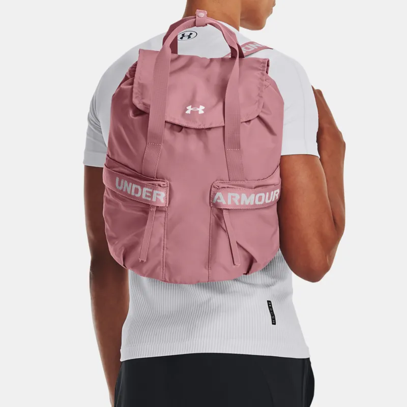 Under Armour Polyester Backpack Regular Women's Pink-4