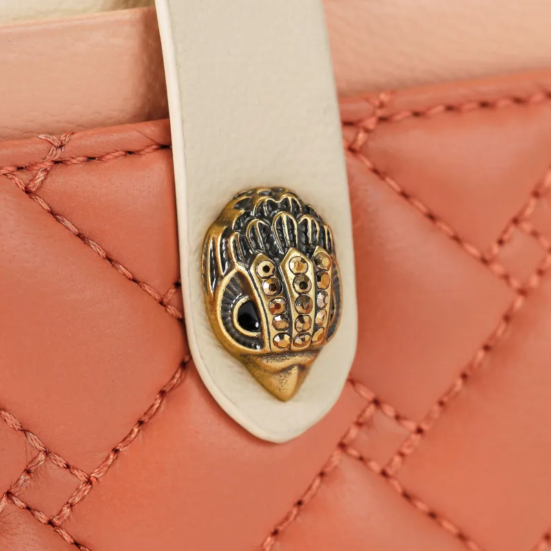 Kurt Geiger London Leather Card Holder Women's Orange-4