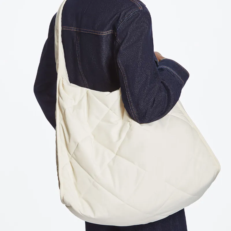 COS Polyester Handbag Shoulder Bag Unisex Cream-2