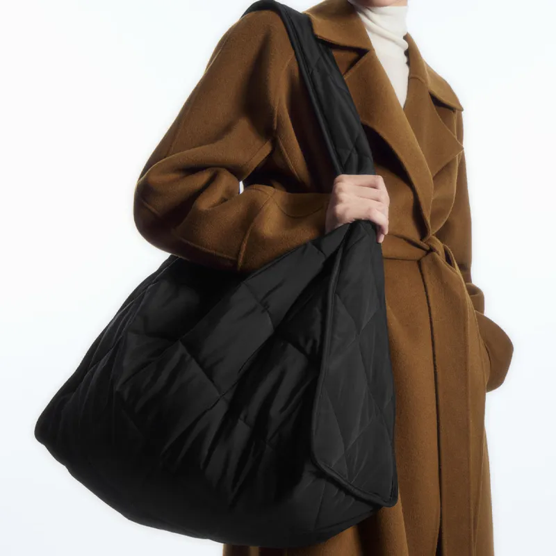 COS Polyester Handbag Shoulder Bag Unisex Black-2