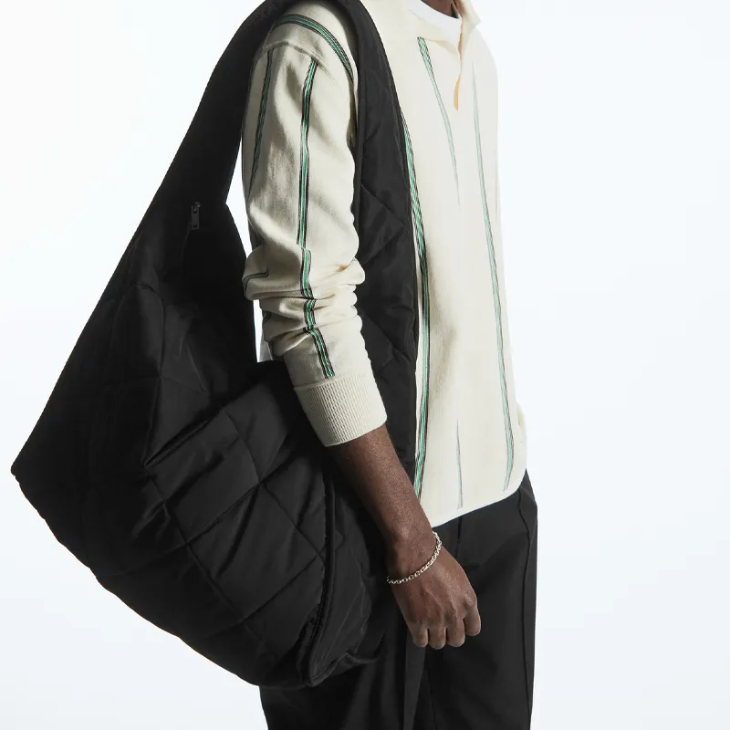 COS Polyester Handbag Shoulder Bag Unisex Black-4