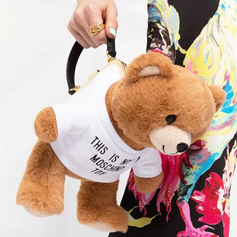 MOSCHINO Toy Teddy Tote Bag-3