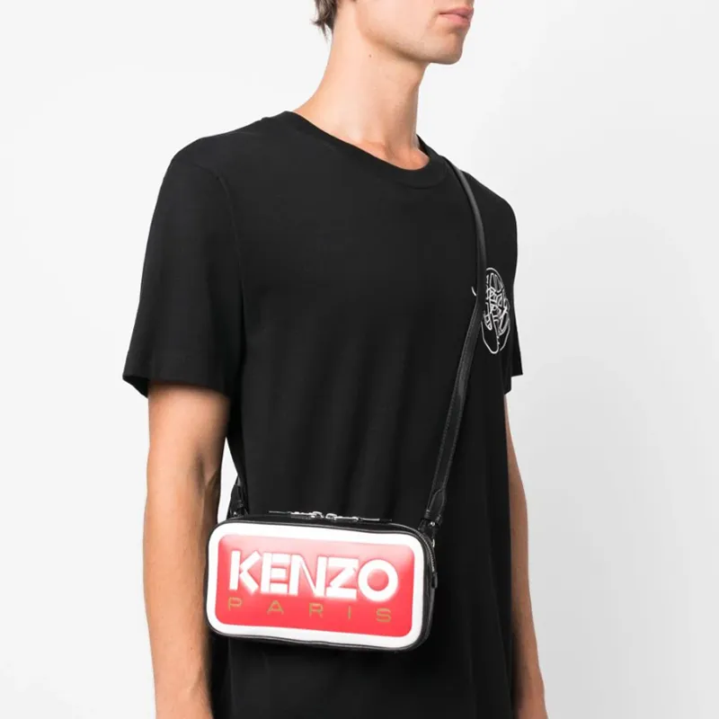 KENZO Logo-print Messenger Bag-2