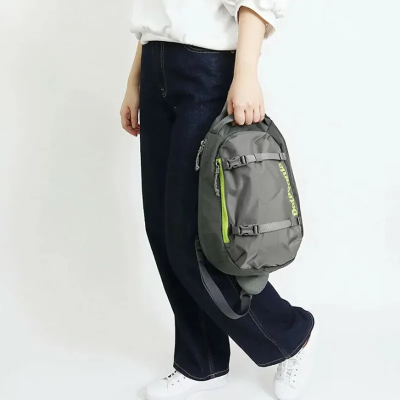 Patagonia Polyester Shoulder Bags Sling Bags Regular Unisex Gray-3
