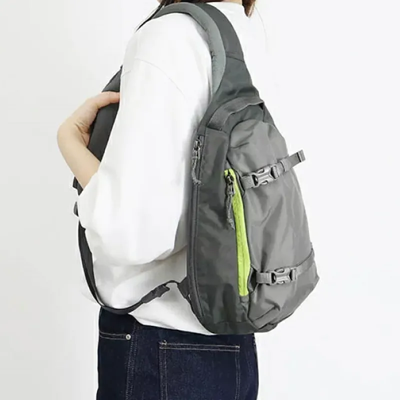 Patagonia Polyester Shoulder Bags Sling Bags Regular Unisex Gray-4