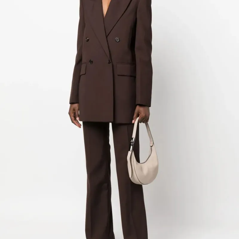 LONGCHAMP Roseau Essential Cow Leather Crescent Bag, Handbag, Shoulder Bag Women's Almond-4