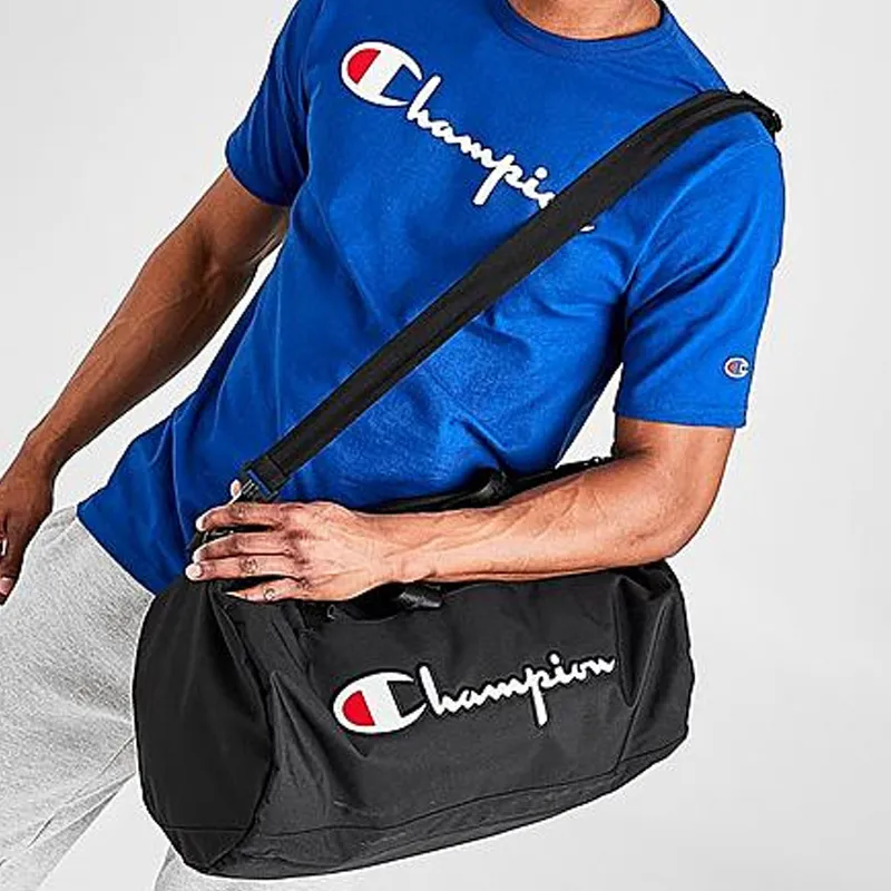 Champion Polyester Gym Bag Travel Bag Handbag Regular Unisex Black-3