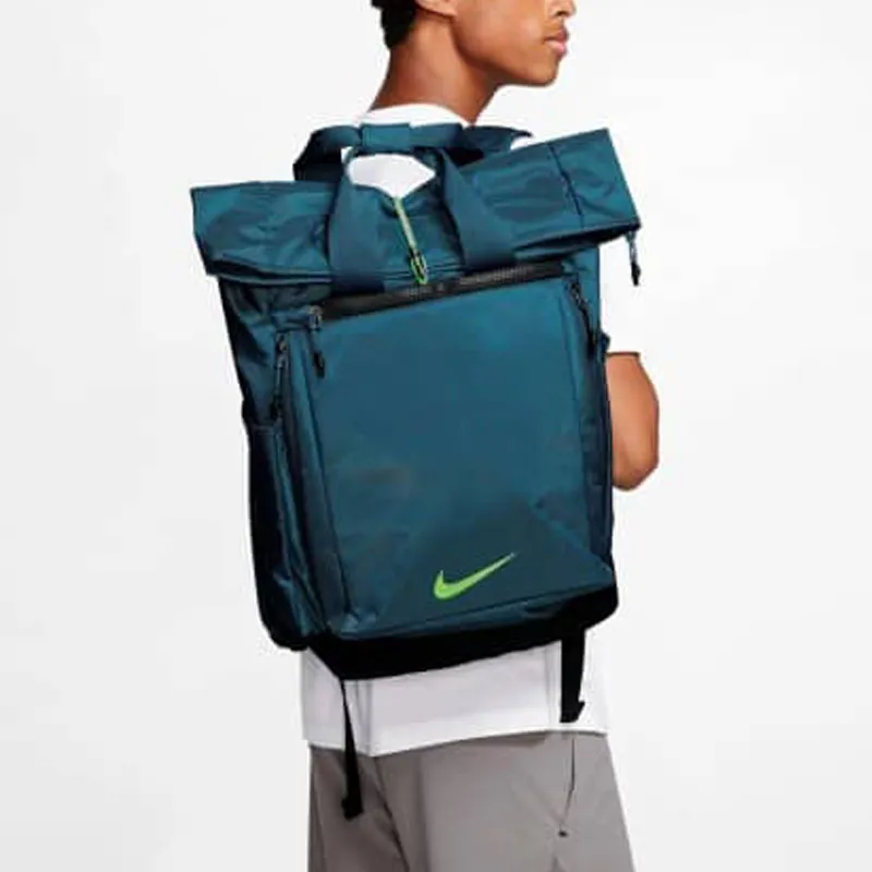 Nike Polyamide Backpack Regular Unisex Blue Green-3