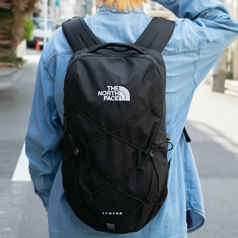 THE NORTH FACE Polyester Backpack Regular Unisex Black-3