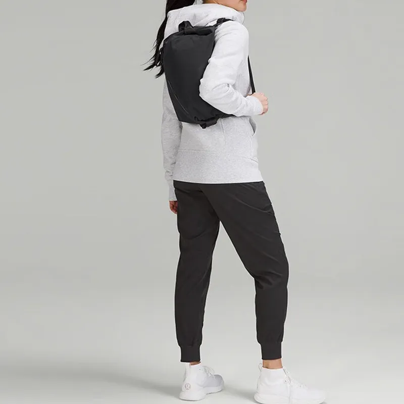 Lululemon Cotton Gym Bag Commute Bag Crossbody Bags Shoulder Bags Regular Women's Black-3