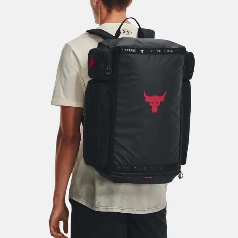 Under Armour Polyester Travel Bags Backpack Regular Men's Black-3