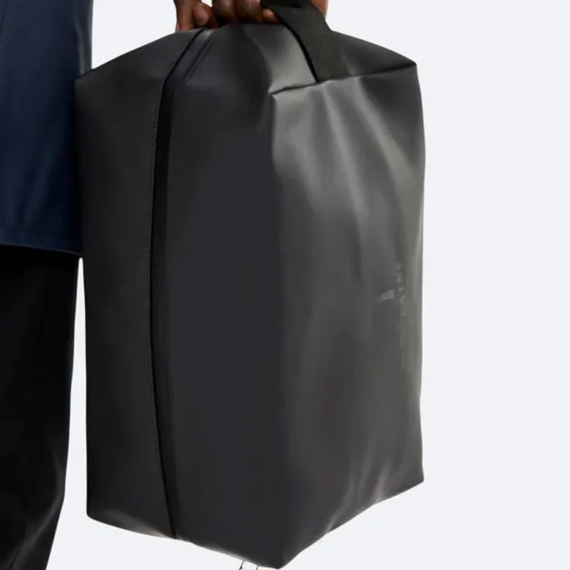 Rains Polyester Polyurethane Storage Bag Large Size Unisex Black-5