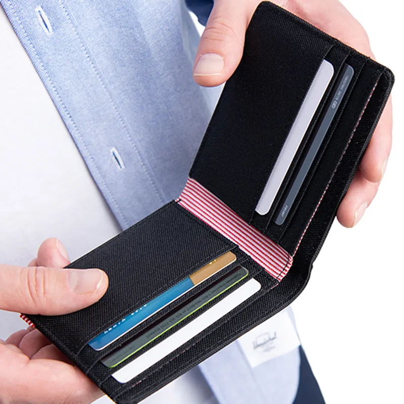 Herschel Polyester Wallet Regular Unisex Black-5