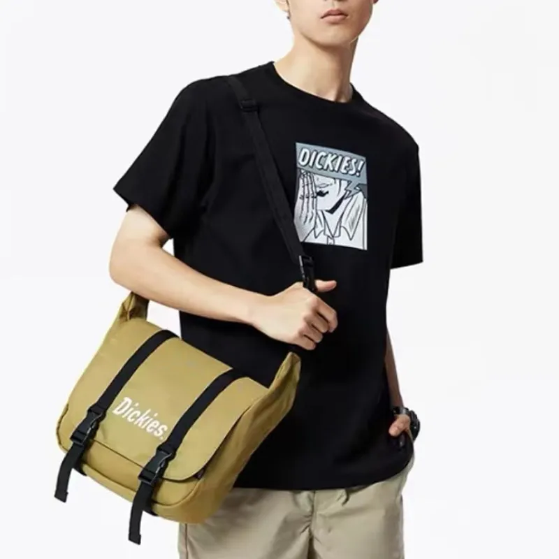 Dickies Canvas Polyester Canvas Bag Messenger Bag Shoulder Bag Crossbody Bag Regular Unisex Moss Green-2