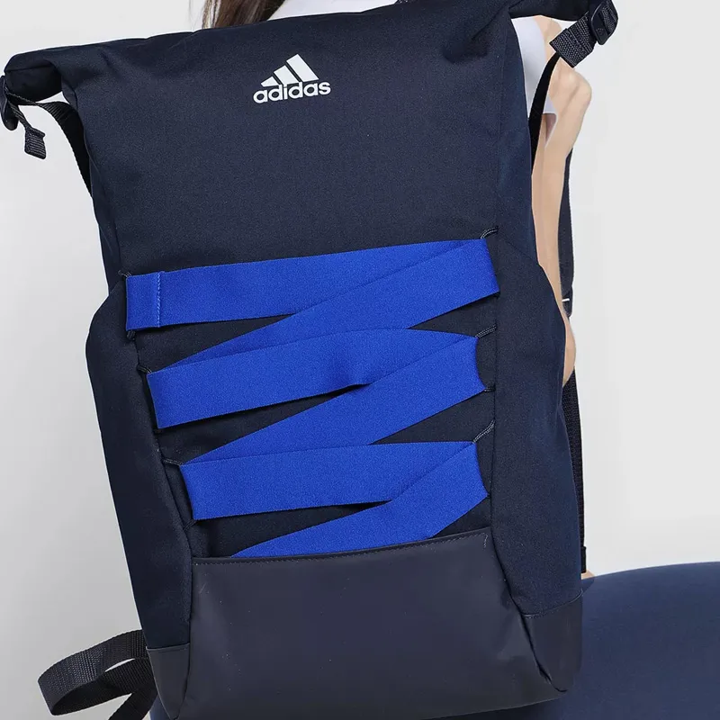 Adidas Polyester Backpack Regular Men's Legend Ink/Royal Blue/White-4