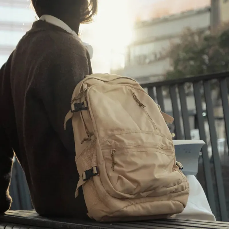Converse Polyester Backpack Regular Unisex Light Brown-3