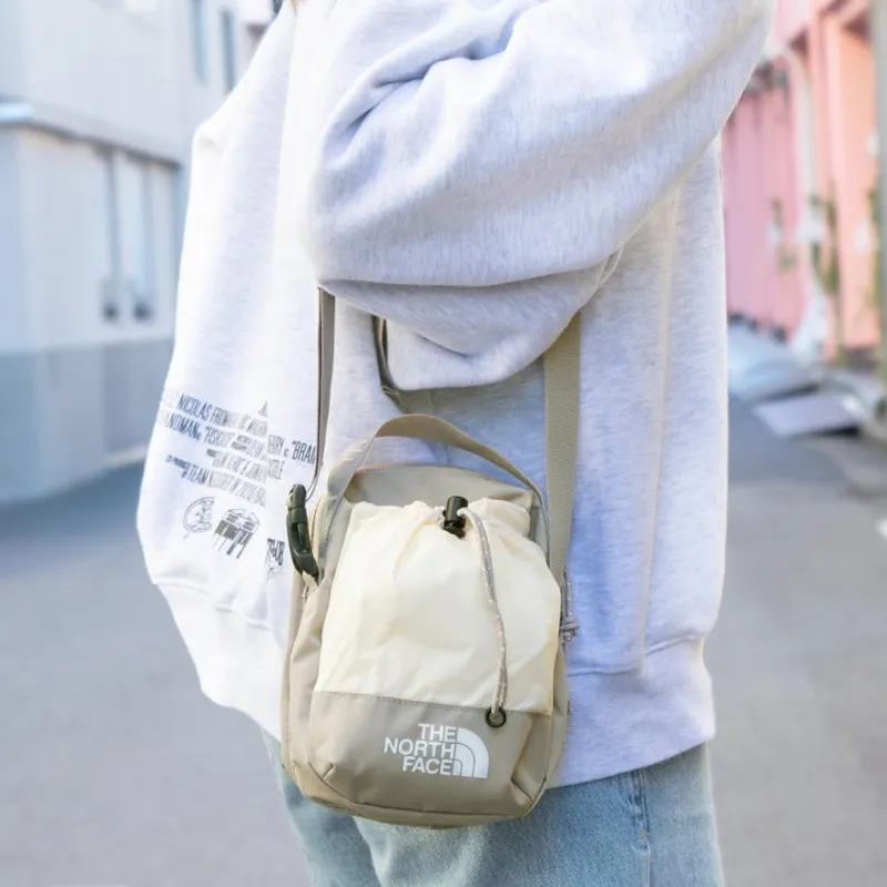 THE NORTH FACE Recyclable Nylon Shoulder Bag Crossbody Bag Regular Unisex Light Beige-5