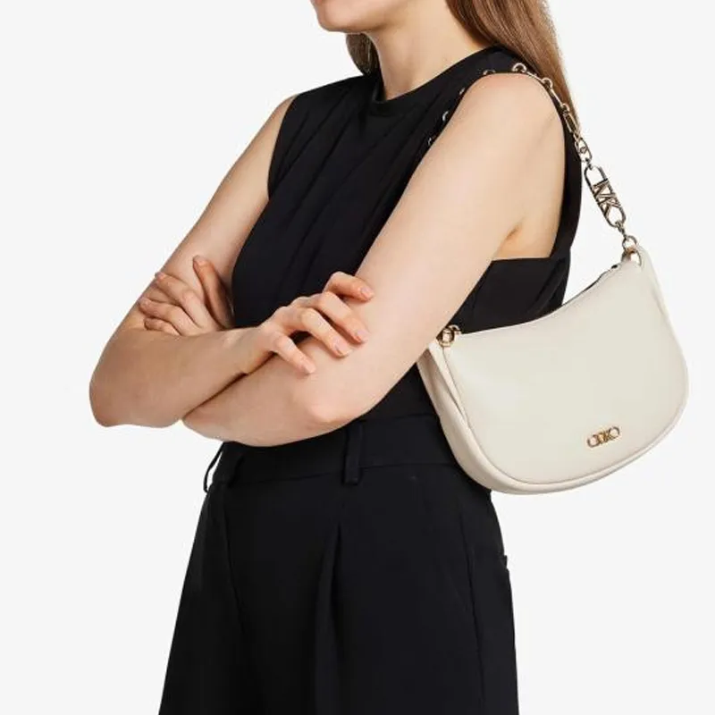 MICHAEL KORS Leather Handbag, Shoulder Bag Women's Cream-5