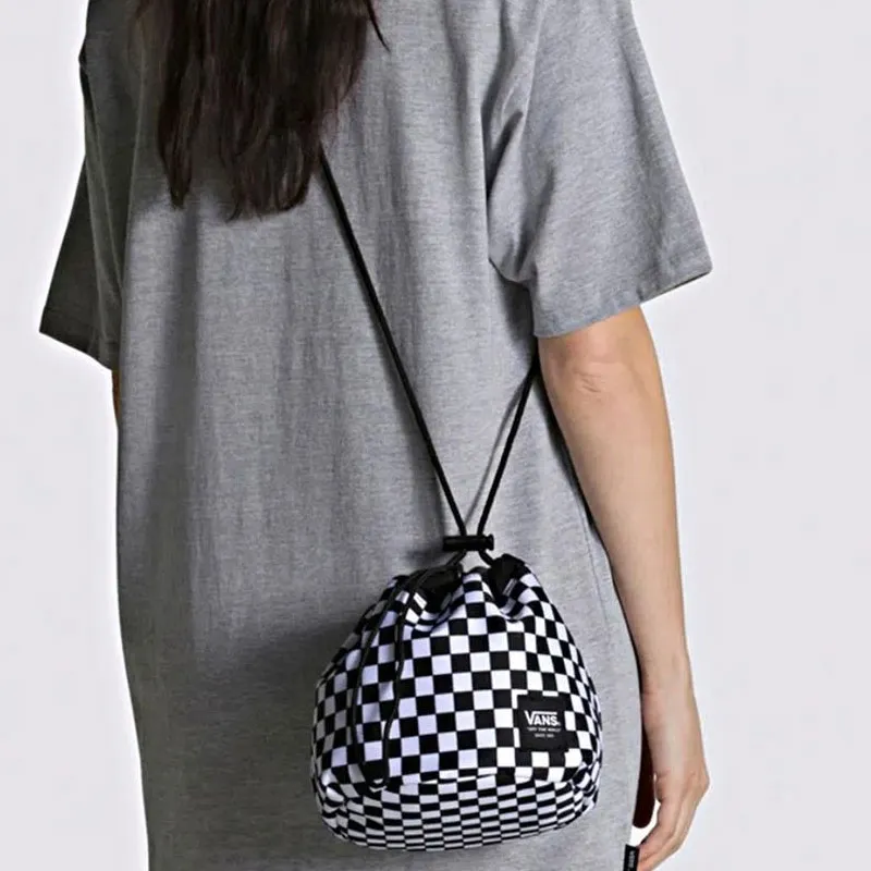 Vans Polyester Bucket Bags Shoulder Bag Crossbody Bag Mini Unisex Black/White-4