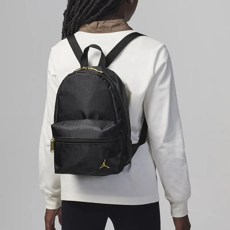 Jordan Polyester Backpack Regular Women's Black-3