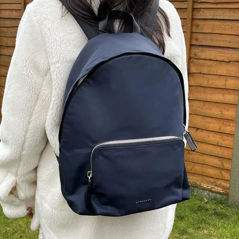Burberry Canvas Portable Backpack Regular Men's Dark Blue-3