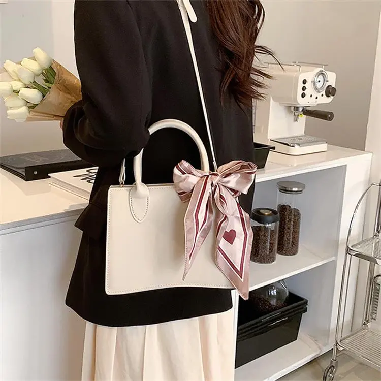NOMK PU Handbag, Shoulder Bag Tubas Women's Red/White/Black-13