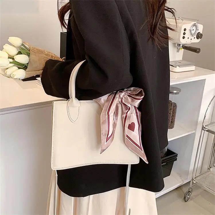 NOMK PU Handbag, Shoulder Bag Tubas Women's Red/White/Black-11