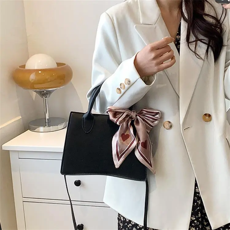 NOMK PU Handbag, Shoulder Bag Tubas Women's Red/White/Black-8