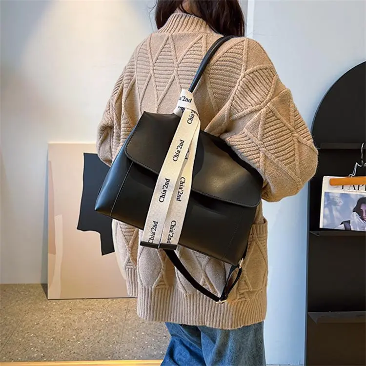 Duoluplo Doron Paul PU Commute Tote Shoulder Bag Regular Women's White/Black/Khaki/Brown/Green/Light Brown-5